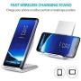 Fast Wireless Charger,NANAMI Qi Certified Wireless Charging Stand Compatible iPhone SE/11/11 Pro/11 Pro Max/XS/XS Max/XR/X/8 Plus,Samsung Galaxy S20 S10 S9 S8 S7 Edge Note 10+/9/8 and Qi-Enabled Phone