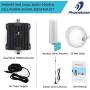 Cell Phone Signal Booster for Home and Office - 65dB Dual Band 700MHz Cell Phone Repeater Boost 4G Data and Volte - Support All Cellulars on Band 12/17/13