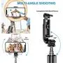 Selfie Stick with 6&quot Ring Light,Tripod and Phone Holder,3 in 1 Portable LED Fill Light Selfie Stick Tripod Bluetooth Remote Control,Dimmable 3 Colors for YouTube TikTok Videos Live Stream Make-up