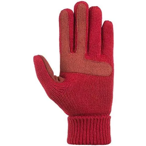 isotoner Womens Smartouch Solid Triple Cable Knit Glove with Palm Patches isotoner Womens Smartouch Solid Triple Cable Knit Glove with Palm Patches