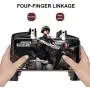 Mobile Game Controller, Gaming Controller L1R1 Trigger for PUBG/Call of Duty/Knives Out, Shooter Sensitive Joystick Gamepad for 4.7-6.5 inch iPhone & Android Phone Mobile Game Controller, Gaming Controller L1R1 Trigger for PUBG/Call of Duty/Knives Out, Shooter Sensitive Joystick Gamepad for 4.7-6.5 inch iPhone & Android Phone