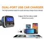 3IN1 Digital Volt Gauge with USB Car Charger, ALIVATION 24W Cigarette Lighter Voltage Display Volt Meter Car Battery Monitor with LED Voltage & Amps Display, Dual USB for iPhone X 8 7 6S 6 Plus, 5 SE