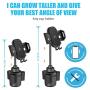 Cup Phone Holder for Car, WixGear Car Cup Holder Phone Mount Adjustable Automobile Cup Holder Smart Phone Cradle Car Cup Mount