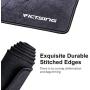 VicTsing [30% Larger Extended Gaming Mouse Pad with Stitched Edges, Long XXL Mousepad (31.5x15.7In), Desk Pad Keyboard Mat, Non-Slip Base, Water-Resistant, for Work & Gaming, Office & Home, Dark Grey