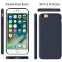 Miracase iPhone SE Case(2020),iPhone 8 case,iPhone 7 Silicone Case Gel Rubber Full Body Protection Shockproof Cover Case Drop Protection for Apple iPhone 9/ iPhone 8/ iPhone 7(4.7")(Navy Blue)