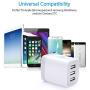 USB Wall Charger, Hootek 2-Pack USB Wall Plug 3-Port Charging Box 3.1A Power Adapter Multi Port Quick Charger Block Cube Compatible for iPhone XR/XS/XS MAX/X/8/7/6S Plus, iPad, Samsung, LG, HTC, Moto