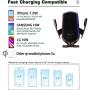 LUKKAHH R2 Wireless Car Charger Mount,Auto-Clamping Air Vent Phone Holder,10W Qi Fast Car Charging,Compatible iPhone 11/11 Pro/11 Pro Max/XS/XS Max/X/8/8+, Samsung Note9/Note10/S9+/S10+（Gun-Plated