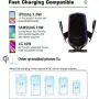LUKKAHH R2 Wireless Car Charger Mount,Auto-Clamping Air Vent Phone Holder,10W Qi Fast Car Charging,Compatible iPhone 11/11 Pro/11 Pro Max/XS/XS Max/X/8/8+, Samsung Note9/Note10/S9+/S10+(Gun-Plated LUKKAHH R2 Wireless Car Charger Mount,Auto-Clamping Air Vent Phone Holder,10W Qi Fast Car Charging,Compatible iPhone 11/11 Pro/11 Pro Max/XS/XS Max/X/8/8+, Samsung Note9/Note10/S9+/S10+(Gun-Plated