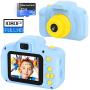 VATENIC Kids Toys for 3-10 Year Old Boys Girls, Kids Camera 1080P 2inch HD Children Digital Cameras for Girls Best Birthday Toys,Toddler Camera Gift for 3-9 Year Old Boy (with 32G SD Card) (Blue)