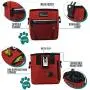 PetAmi Dog Treat Pouch | Dog Training Pouch Bag with Waist Shoulder Strap, Poop Bag Dispenser and Collapsible Bowl | Treat Training Bag for Treats, Kibbles, Pet Toys | 3 Ways to Wear PetAmi Dog Treat Pouch | Dog Training Pouch Bag with Waist Shoulder Strap, Poop Bag Dispenser and Collapsible Bowl | Treat Training Bag for Treats, Kibbles, Pet Toys | 3 Ways to Wear