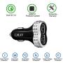 USB C Car Charger, Dual QC 3.0 Fast Car Charger Adapter with 3.3ft Fast Charging Cable Compatible for iPhone, Samsung, LG, iPad, 6A 48W and More.(2 Charger + 2 Cable)