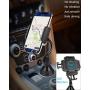 Lorima Car Cup Holder Phone Mount with A Long Flexible Neck for Cell Phones iPhone 11 Pro Max/SE/XS/Max/X/8/7 Plus/Galaxy/Google Pixel