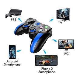 MeterMall Game Controller Phone Gamepad Game Wireless Bluetooth Controller Joystick for Xiaomi Redmi PS3 Phone PC Players Game Accessories