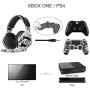 SADES SA810 Gaming Headset Stereo Surround Sound Headphones for Xbox One/PS4/PC with 3.5mm Jack Noise Cancelling Mic and Volume Control (Camouflage)