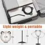 Ring Light,6inch Led Ring Light Kit Adjustable Desktop Lamp USB Plug with Stand,Lusweimi Mini Tabletop Light for Live Stream/Makeup/YouTube Video, 3 Light Modes & 11 Level (Black) Ring Light,6inch Led Ring Light Kit Adjustable Desktop Lamp USB Plug with Stand,Lusweimi Mini Tabletop Light for Live Stream/Makeup/YouTube Video, 3 Light Modes & 11 Level (Black)