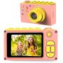 BlueFire Kids Digital Camera, Mini 2 Inch Screen Childrens Camera, 8MP HD Child Camcorder, Best Digital Camera for Boys and Girls (Pink)
