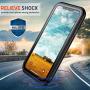 Eonfine iPhone X Case/iPhone Xs Case, Built-in Screen Protector Real 360° Full Body Protection Heavy Duty Shockproof Rugged Cover Skin for iPhone X/Xs 5.8inch (Black/Clear)
