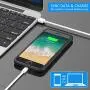 U-good Battery Case for iPhone 7 Plus/8 Plus, Ultra Slim/Lightweight 4200mAh Protective Charging Case Rechargeable Extended Battery Pack Charger Case for iPhone 7 Plus/8 Plus(5.5‘) (Black) U-good Battery Case for iPhone 7 Plus/8 Plus, Ultra Slim/Lightweight 4200mAh Protective Charging Case Rechargeable Extended Battery Pack Charger Case for iPhone 7 Plus/8 Plus(5.5‘) (Black)