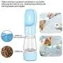 Dog Water Bottle Upgraded Pet Water Bottle Lightweight Dog Travel Water Bottle 2.76&quot Big Trough Leak Proof Pet Drinking Bottle Drink Cup for Walking Travel Hiking