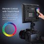 YONGNUO YN300 Air II LED Video Light Panel RGB 3200K-5600K Photography Fill-in Lamp 10 Lighting Effects CRI 95+ with Remote Control for Studio Outdoor Wedding Portrait Photography