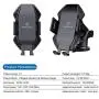 Wireless Car Charger Mount Sensor Auto Clamping 10W Fast Charging Air Vent Phone Holder Compatible with iPhone 11 Pro Max/Xs/Xs Max/XR/X/8/8 Plus, Samsung S10/S10+/S9/S9+/S8 & All Qi Device (Black) Wireless Car Charger Mount Sensor Auto Clamping 10W Fast Charging Air Vent Phone Holder Compatible with iPhone 11 Pro Max/Xs/Xs Max/XR/X/8/8 Plus, Samsung S10/S10+/S9/S9+/S8 & All Qi Device (Black)