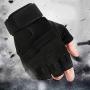 TiRain Military Half Finger Fingerless Tactical Airsoft Hunting Riding Cycling Gloves Outdoor Sports Athletic Biking Fingerless Gloves