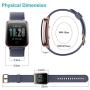 Willful Smart Watch for Men Women 2020 Version IP68 Waterproof, Fitness Tracker Heart Rate Monitor Sport Digital Watch, Smartwatch for Android Phones and iOS Phones Compatible iPhone Samsung (Blue)