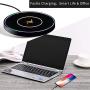 Wireless Car Charger Mount,Qi Automatic Clamping SAUDIO Dashboard Air Vent Gravity Sensor Phone Holder Compatible with iPhone X/Xs MAX/XS/XR/X/8/8+,Samsung S10/S10+/S9/S9+/S8/S8+