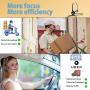 Giveet Trucker Bluetooth Headset, Wireless Headset for Office Phone, with Noise Cancelling Microphone, Mute Button, 15h Talking Time for Cell Phone, Telephone, Skype, Call Center, PC