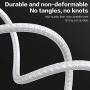 iPhone Charger MFi Certified Lightning Cable SANYEYE 5Pack(3/3/6/6/10ft) Nylon Braided Fast Charging & Sync Compatible iPhone 11/ Pro/Max/X/XS/XR/XS Max/ 8/ Plus/7/7 Plus/6/6S/6 Plus