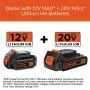 BLACK+DECKER 20V MAX Lithium Battery Charger, 2 Amp (BDCAC202B)