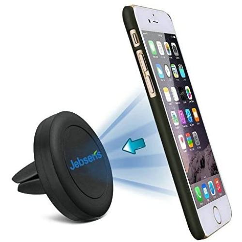 JEBSENS Cell Phone Holder for Car, Magnetic Phone Car Mount Air Vent Holder, BLS CA02 Universal Portable Car GPS Holder for iPhone Samsung Galaxy & More Smartphones