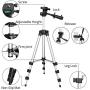 Phone Tripod,LINKCOOL 42" Aluminum Lightweight Portable Camera Tripod for iPhone/Samsung/Smartphone/Action Camera/DSLR Camera with Phone Holder & Wireless Bluetooth Control Remote - Silver