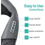 Medcursor Neck Shoulder Massager with Heat, Electric Shiatsu Back Massage Device, Portable Deep Tissue 3D Kneading Pillow for Muscle Pain Relief, Home, Office, Car Use - Ideal Gifts