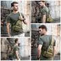 Tactical Military Chest Sling Bag Water Resistant MOLLE Shoulder Backpack Mens One Strap Daypack with Water Bottle Holder Tactical Military Chest Sling Bag Water Resistant MOLLE Shoulder Backpack Mens One Strap Daypack with Water Bottle Holder