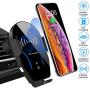 Wireless Car Charger Mount Auto-Clamping Air Vent Car Phone Holder 7.5W Fast Charging Compatible with iPhone 11 Pro Max/XS Max/XS/XR/8 Plus 10W for Samsung Galaxy S10/S9/S8 & Other Qi Smartphone