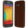 Skinomi Dark Wood Full Body Skin Compatible with Samsung Galaxy Avant (Full Coverage) TechSkin with Anti-Bubble Clear Film Screen Protector