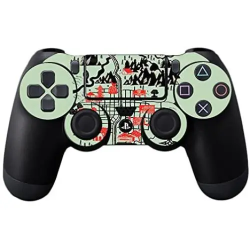 MightySkins Skin Compatible with Sony PS4 Controller - Twin Peaks Map | Protective, Durable, and Unique Vinyl Decal wrap Cover | Easy to Apply, Remove, and Change Styles | Made in The USA MightySkins Skin Compatible with Sony PS4 Controller - Twin Peaks Map | Protective, Durable, and Unique Vinyl Decal wrap Cover | Easy to Apply, Remove, and Change Styles | Made in The USA