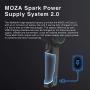 MOZA AirCross 2 3 Axis Handheld Gimbal for Mirrorless Camera up to 3.2kg/7lb Parameter Easy Setup Auto-Tuning 12hrs Runtime 18W Fast Charge, W Phone Holder