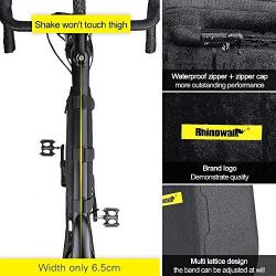 Rhinowalk Bike Frame Bag Bicycle Triangle Bag Waterproof Under Top Tube Bag Front Storage Pack for Road Mountain Cycling