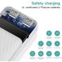 Portable Charger, 20000mAh Dual USB Power Bank External Battery Backup Pack, Compatible with iPhone 11/Xs/XR/X/8/7/6S/6 and More Android Smartphones