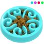 XINDINGLI Slow Feeder Dog Bowl Superwindly Eating Anti Gulp Cat Feeder Bowls Dog Feeders Medium Fun Foraging Dog Bowl Bloat Stop Dog Bowl (Slow Eat Interactive No Choking)