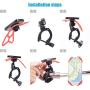 WixGear Universal Magnetic Bicycle & Motorcycle Handlebar Phone Holder for Cell Phones and GPS with Fast Swift-Snap Technology,