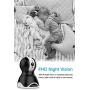 IMILLET WiFi Pet Camera Dog Camera with Phone App FHD Indoor Cat Camera Pet Monitor Night Vision 2 Way Audio Motion Detection (Black)
