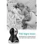 IMILLET WiFi Pet Camera Dog Camera with Phone App FHD Indoor Cat Camera Pet Monitor Night Vision 2 Way Audio Motion Detection (Black)