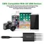 USB Car Charger, FEEYOO 45W 5-Ports Fast USB Car Charger 12V-24V Multiple USB Car Phone Charger with Smart Identification for iPhone 11/Xs/XR/X/8/7/6, iPad Pro/Air/Mini, Kindle Tablet and More, Black USB Car Charger, FEEYOO 45W 5-Ports Fast USB Car Charger 12V-24V Multiple USB Car Phone Charger with Smart Identification for iPhone 11/Xs/XR/X/8/7/6, iPad Pro/Air/Mini, Kindle Tablet and More, Black