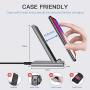 Yootech 7.5W/10W/15W Premium Metal Wireless Charger,7.5W Wireless Charging Stand with QC3.0 AC Adapter Compatible iPhone SE 2020/11/11 Pro/11 Pro Max,15W LG V35/G8,10W Galaxy S20/Note 10,Pixel 3/4XL