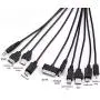 Sudroid 10 in 1 Universal Multifunction Cable Fit USB Charger Cell Mobile Phone Mp4 Zaf Black Sudroid 10 in 1 Universal Multifunction Cable Fit USB Charger Cell Mobile Phone Mp4 Zaf Black