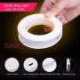 Selfie Ring Light, YBLNTEK Led Circle Light Cell Phone Ring Light Clip Rechargeable Ring Light with 40 LEDs for Phone Camera Photography Video