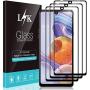 [3 Pack] L K Screen Protector for LG Stylo 6, [Full Cover] [ Easy Installation] Scratch-resistant, Bubble Free (Black)